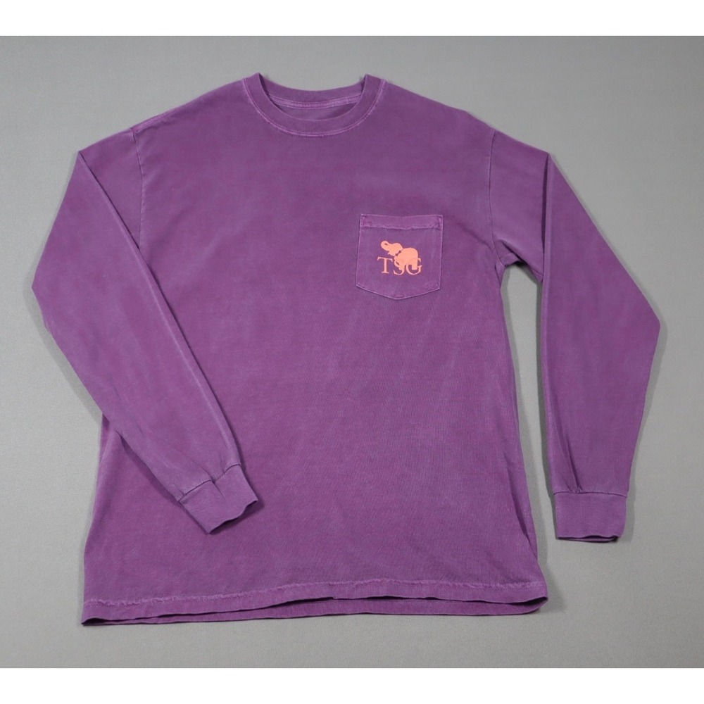 The Southernâ Gentleman Purple Long Sleeved Pocket Tee - Size M